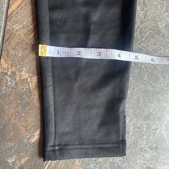 Knox Rose Womens Black Textured Spandex Pull On Stretch Leggings Pants Size S - Picture 9 of 9